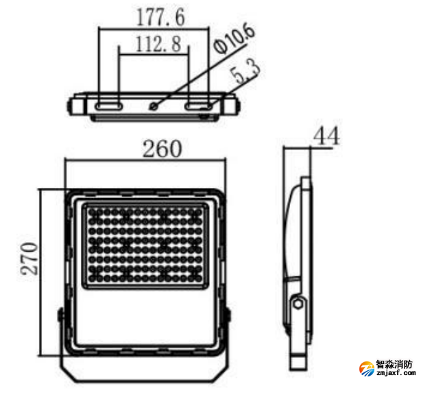 J-ZFJC-E150W-18Z6A集中電源集中控制型消防應急照明燈具