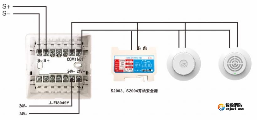 J-EI8036型總線驅動器接線圖
