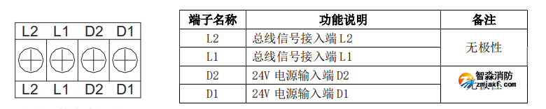 GT-SJ-3100型工業及商業用途點型可燃氣體探測器接線說明