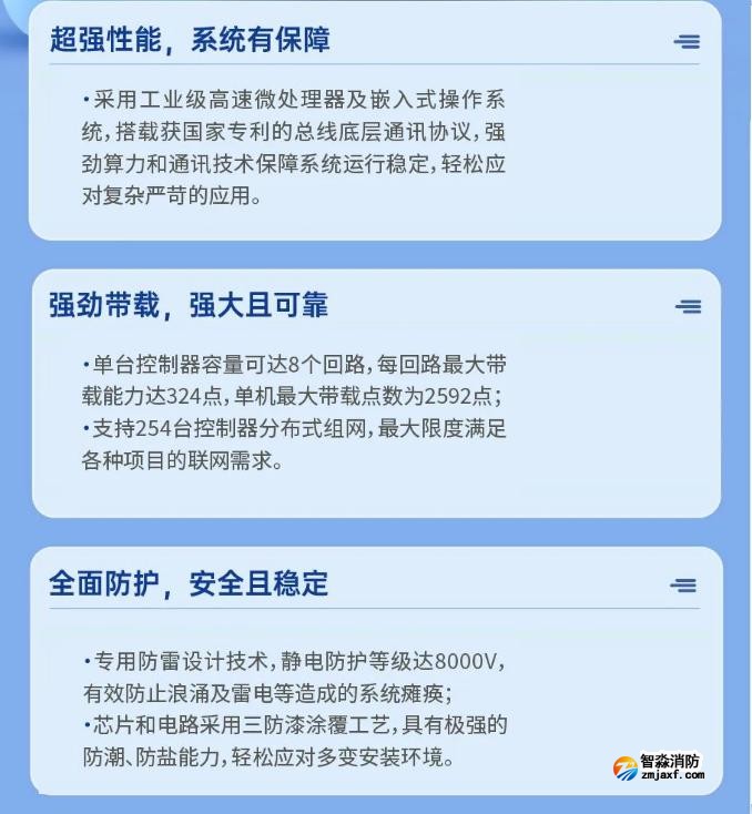 JB-QBL-A108火災報警控制器（聯動型）特點