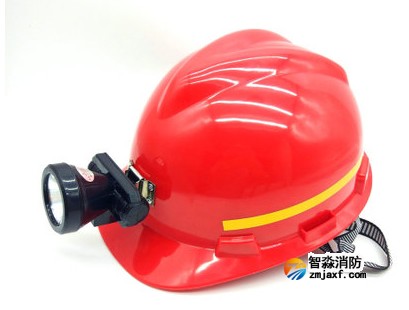 帶手電勘查頭盔