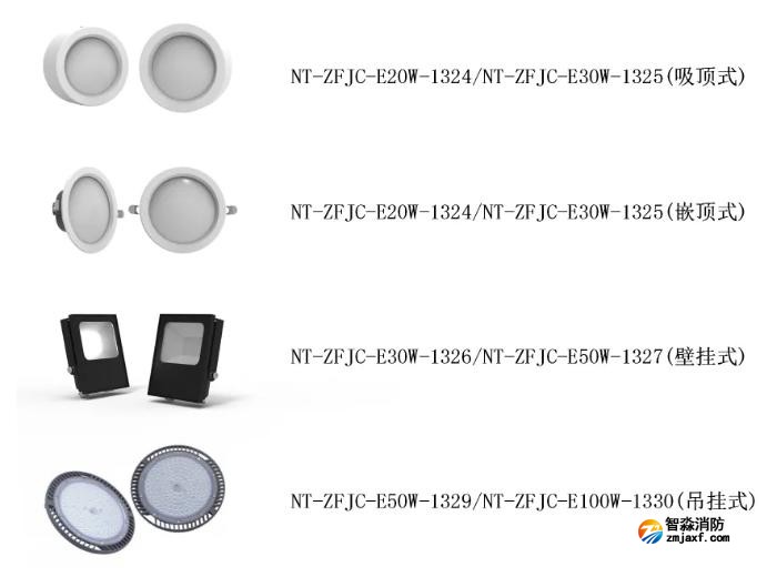 各型號B型集中電源集中控制型燈具產品