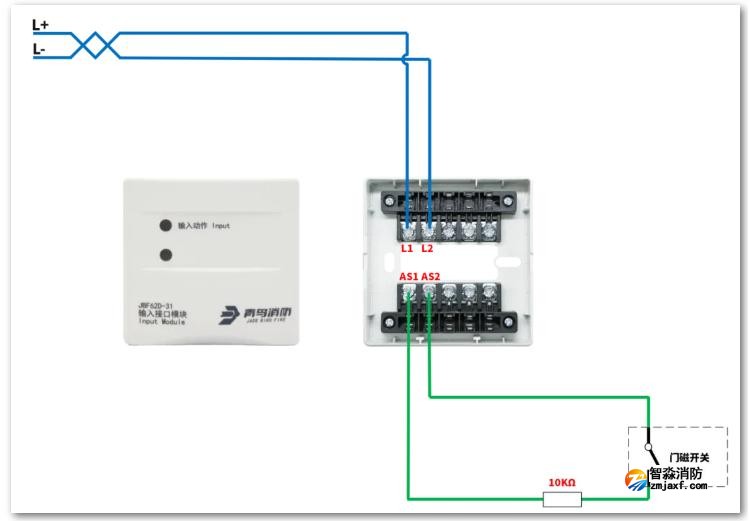 輸入接口模塊JBF62D-31接線圖