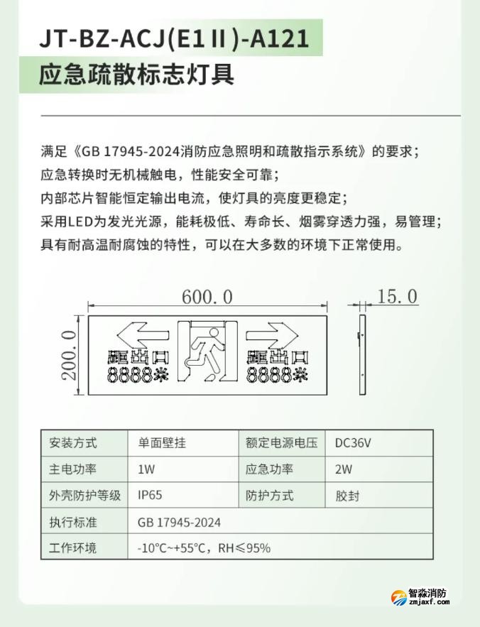 嘉泰新國標應急疏散標志燈