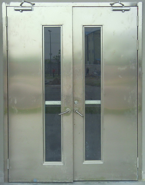 不銹鋼大玻璃防火門