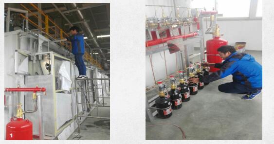 七氟丙烷氣體滅火系統施工及調試