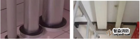 消防管道安裝與實施要點在地面處的護口、防火封堵良好